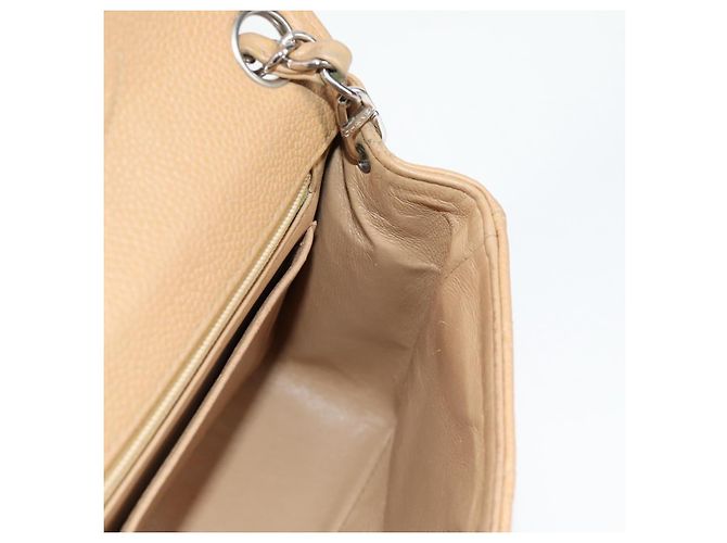 CHANEL Mini Matelasse 17 Chain Shoulder Bag Caviar Skin Beige CC - vista 22