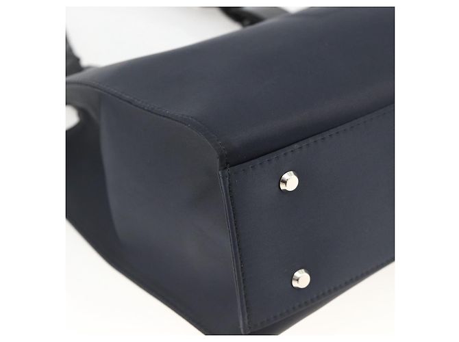 SAINT LAURENT Shoulder Bag Nylon Navy Silver - vista 11