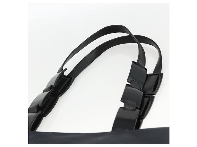 SAINT LAURENT Shoulder Bag Nylon Navy Silver - vista 8
