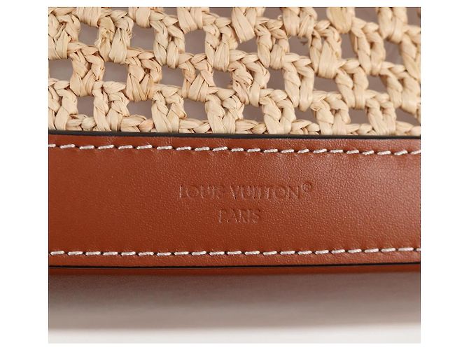 LOUIS VUITTON Noe BB Shoulder Bag Raffia Beige M24722 LV - vista 10