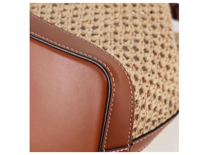 LOUIS VUITTON Noe BB Shoulder Bag Raffia Beige M24722 LV - vista 16