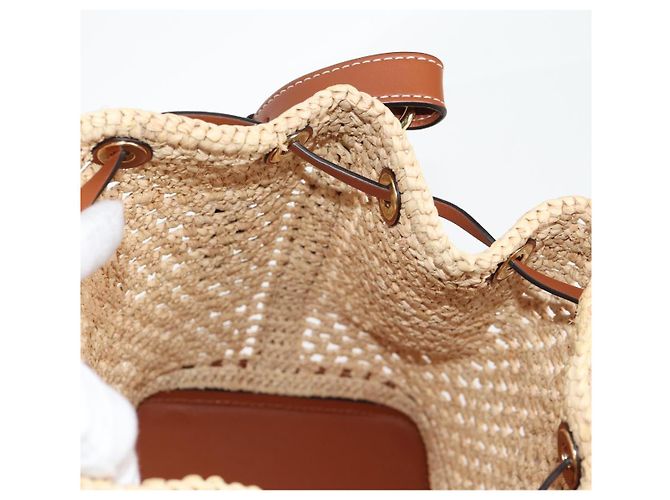 LOUIS VUITTON Noe BB Shoulder Bag Raffia Beige M24722 LV - vista 19