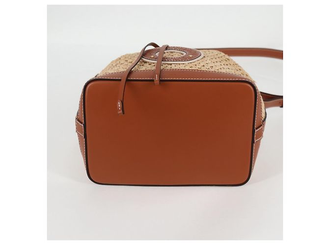 LOUIS VUITTON Noe BB Shoulder Bag Raffia Beige M24722 LV - vista 5
