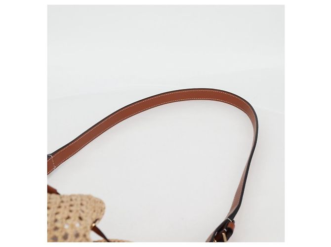 LOUIS VUITTON Noe BB Shoulder Bag Raffia Beige M24722 LV - vista 8