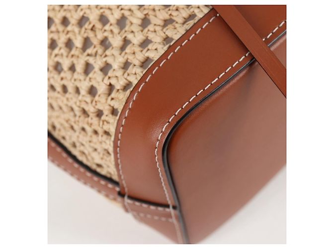 LOUIS VUITTON Noe BB Shoulder Bag Raffia Beige M24722 LV - vista 9