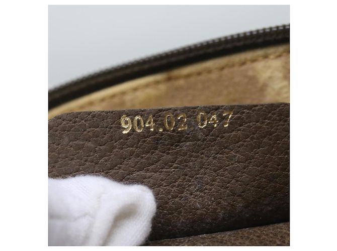 GUCCI GG Canvas Web Sherry Line Shoulder Bag Red Beige 904 02 047 - vista 11