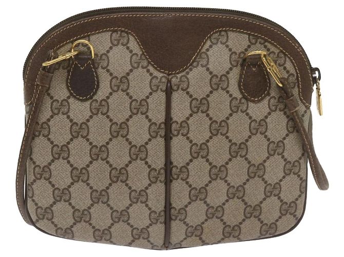 GUCCI GG Canvas Web Sherry Line Shoulder Bag Red Beige 904 02 047 - vista 2