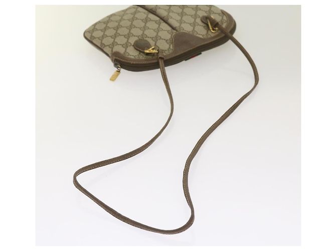 GUCCI GG Canvas Web Sherry Line Shoulder Bag Red Beige 904 02 047 - vista 7