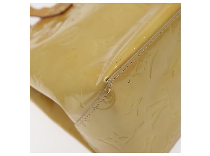 LOUIS VUITTON Monogram Vernis Reade PM Hand Bag Beige M91334 LV - vista 14