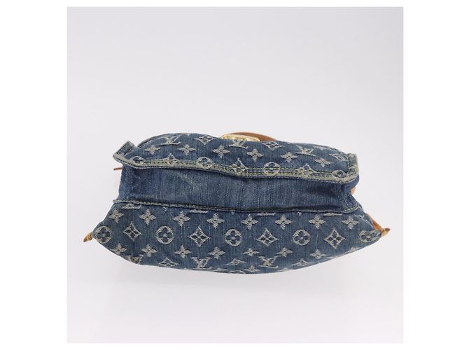 LOUIS VUITTON Saco Tote Shopper Plano em Denim Monogram Azul M95018 LV - vista 9