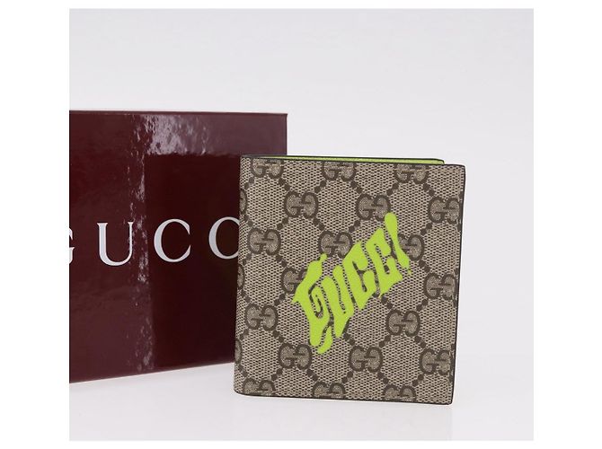 GUCCI GG Supreme Wallet PVC Beige 835323 - vista 12