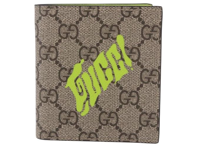GUCCI GG Supreme Wallet PVC Beige 835323 - vista 13