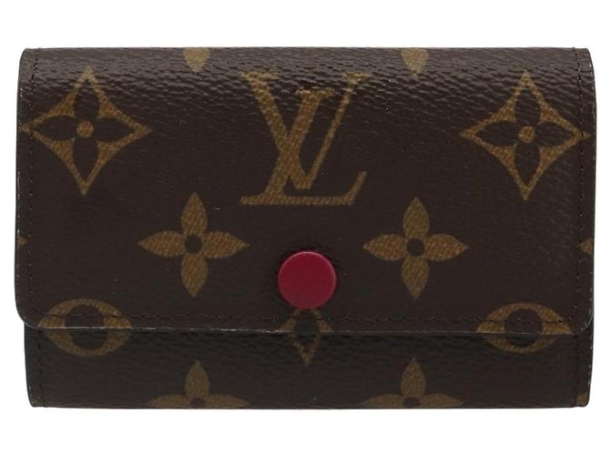 LOUIS VUITTON Monogram Multicles 6 Key Case Fuchsia M60701 LV - vista 13