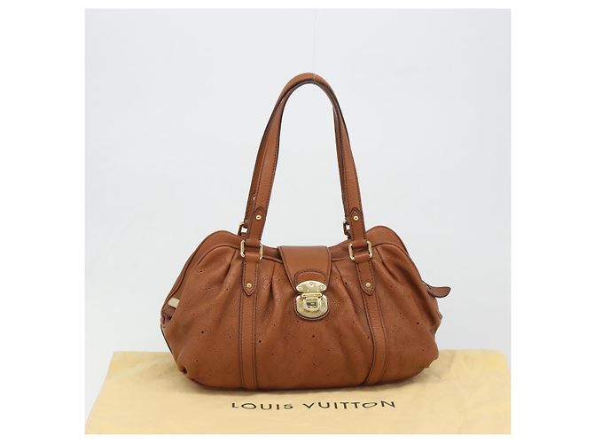 LOUIS VUITTON Mahina Runner PM Hand Bag Leather Brown M97052 LV - vista 12