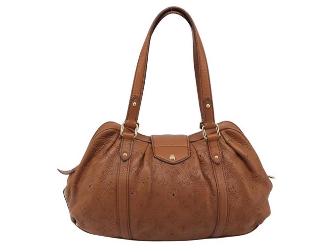 LOUIS VUITTON Mahina Runner PM Hand Bag Leather Brown M97052 LV - vista 2