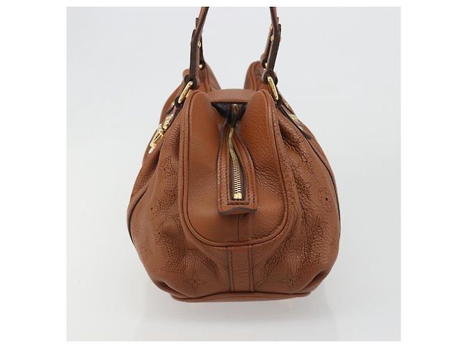 LOUIS VUITTON Mahina Runner PM Hand Bag Leather Brown M97052 LV - vista 3