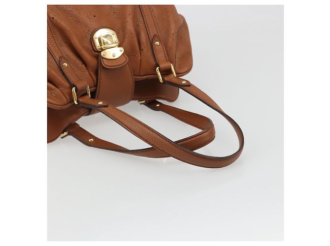 LOUIS VUITTON Mahina Runner PM Hand Bag Leather Brown M97052 LV - vista 7