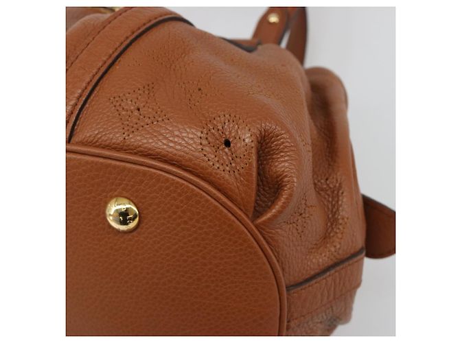 LOUIS VUITTON Mahina Runner PM Hand Bag Leather Brown M97052 LV - vista 8