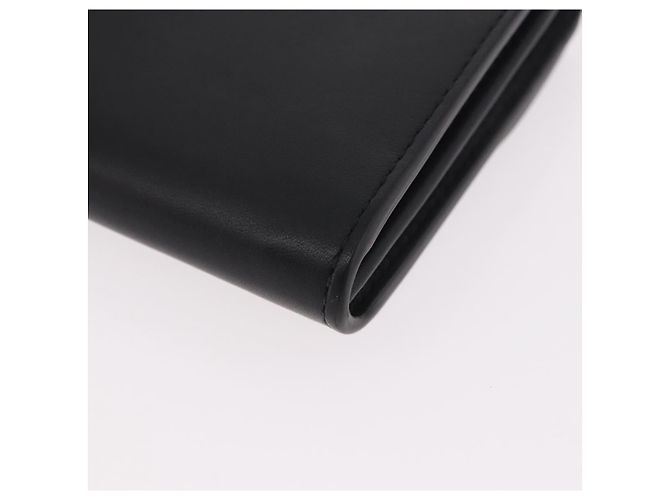 CARTIER Long Wallet Leather Black Gold - vista 16