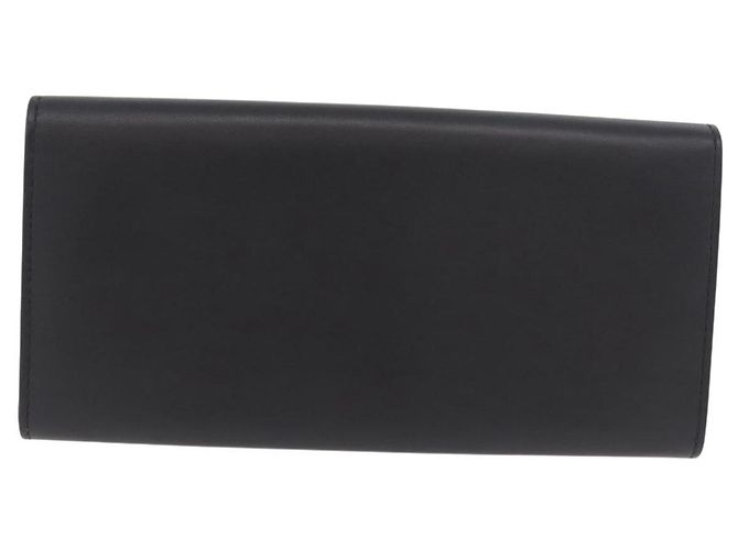 CARTIER Long Wallet Leather Black Gold - vista 2