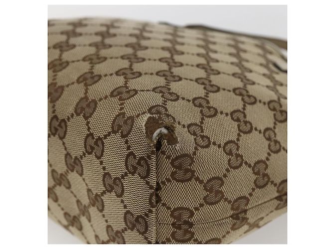 GUCCI GG Canvas Hand Bag Beige Silver 271101 - vista 16