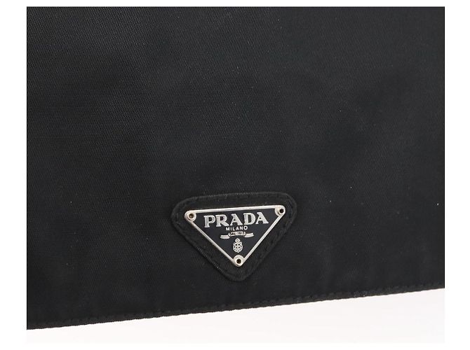 PRADA Shoulder Bag Nylon Black Silver - vista 17