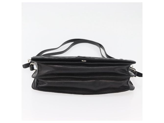 PRADA Shoulder Bag Nylon Black Silver - vista 5