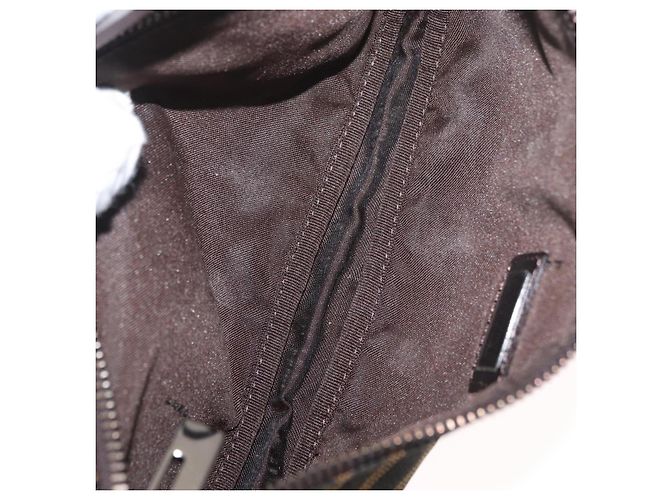 FENDI Zucca Canvas Accessory Pouch Brown Black - vista 11