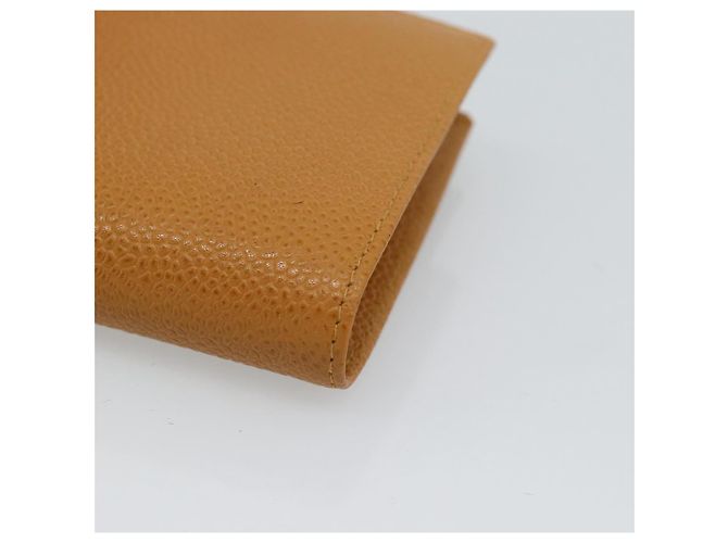 CHANEL Compact Wallet Caviar Skin Brown Gold CC - vista 15