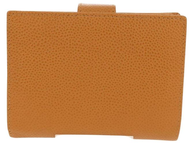 CHANEL Compact Wallet Caviar Skin Brown Gold CC - vista 2