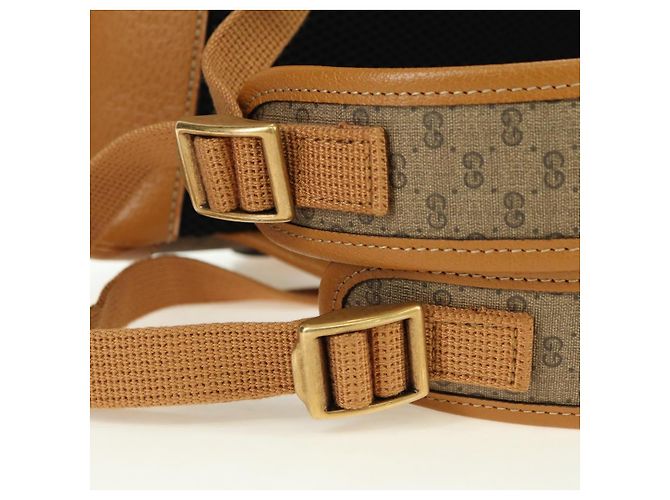 GUCCI Micro GG Supreme Disney Backpack PVC Beige Gold 552884 - vista 10