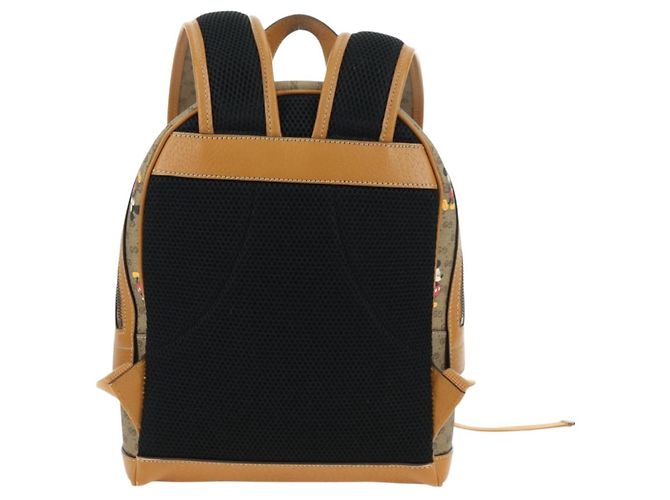 GUCCI Micro GG Supreme Disney Backpack PVC Beige Gold 552884 - vista 2