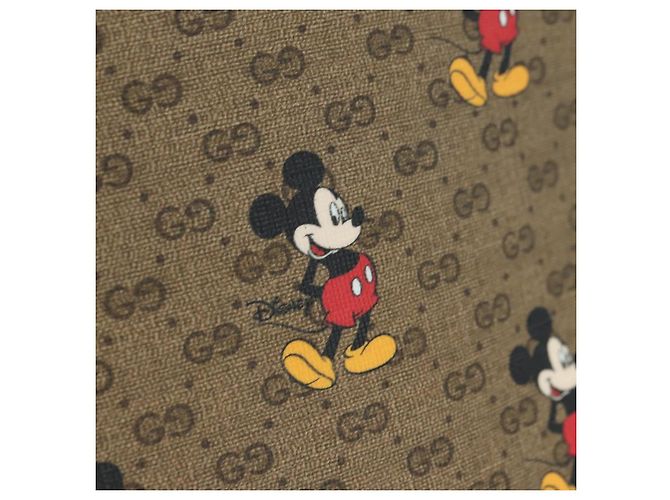 GUCCI Micro GG Supreme Disney Backpack PVC Beige Gold 552884 - vista 20