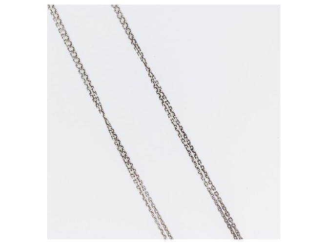 Tiffany & Co TIFFANY&Co. Hardware Double Link Necklace Ag925 Silver - vista 5