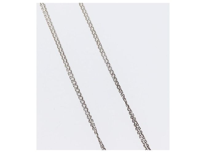 Tiffany & Co TIFFANY&Co. Hardware Double Link Necklace Ag925 Silver - vista 6