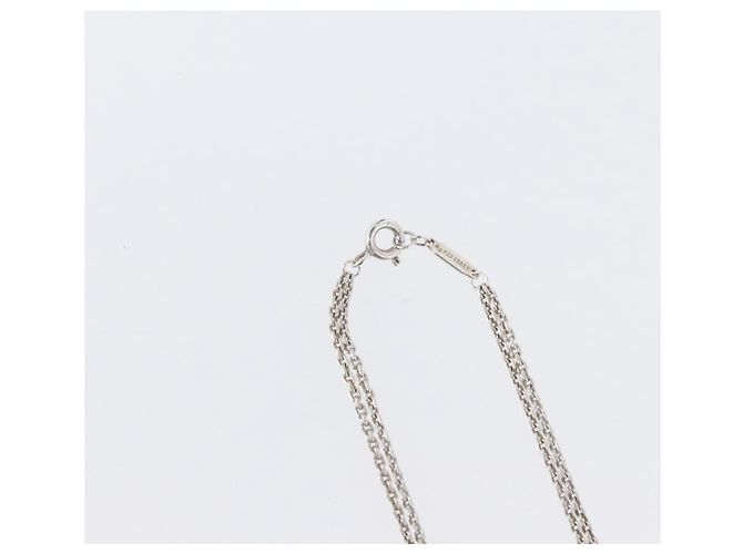 Tiffany & Co TIFFANY&Co. Hardware Double Link Necklace Ag925 Silver - vista 8