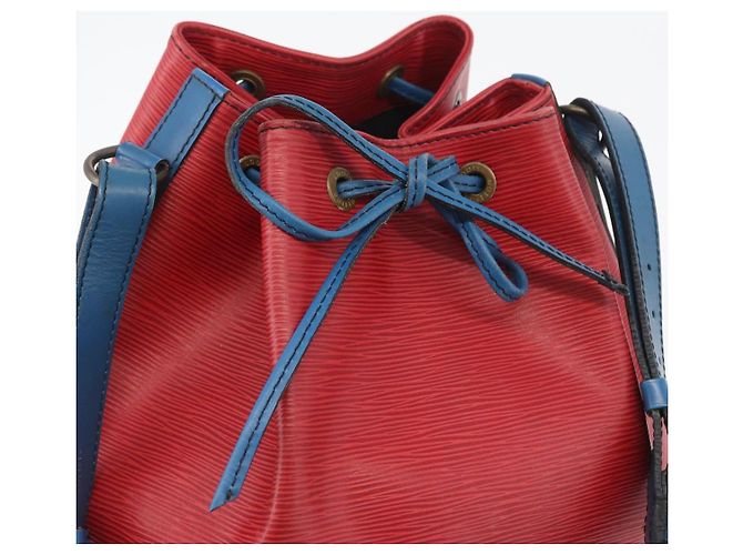 LOUIS VUITTON Epi Noe Shoulder Bag Bicolor Red Blue M44084 LV - vista 10