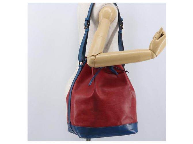 LOUIS VUITTON Epi Noe Shoulder Bag Bicolor Red Blue M44084 LV - vista 22
