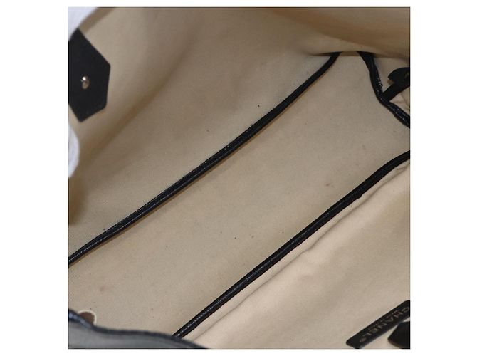 CHANEL Central Station Tote Bag PVC Canvas Black Silver CC - Ansicht 10