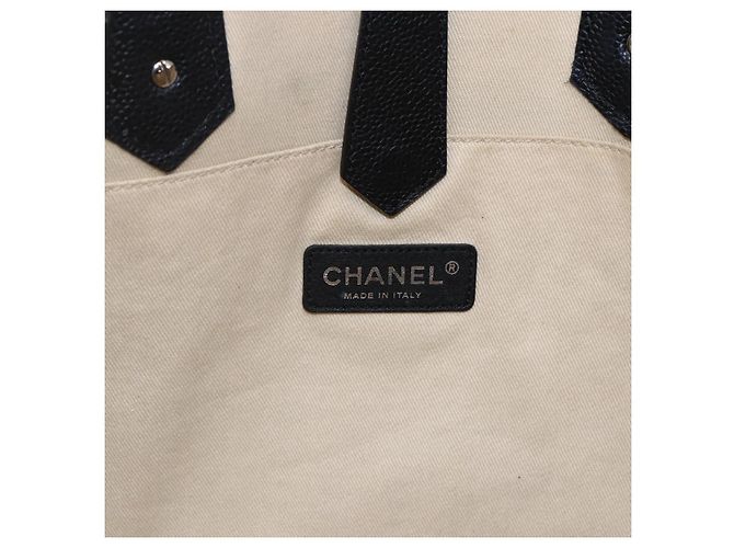 CHANEL Central Station Tote Bag PVC Canvas Black Silver CC - Ansicht 17