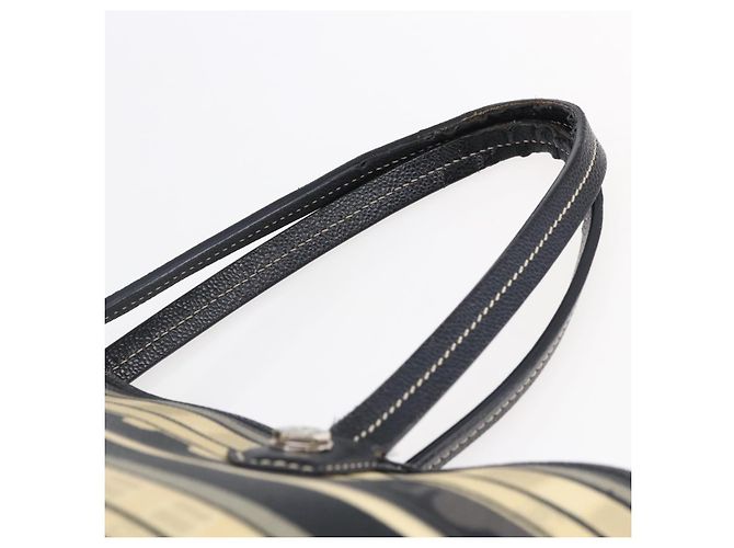 CHANEL Central Station Tote Bag PVC Canvas Black Silver CC - Ansicht 8