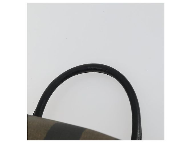 FENDI Pecan Canvas Backpack PVC Brown Black gold - vista 14