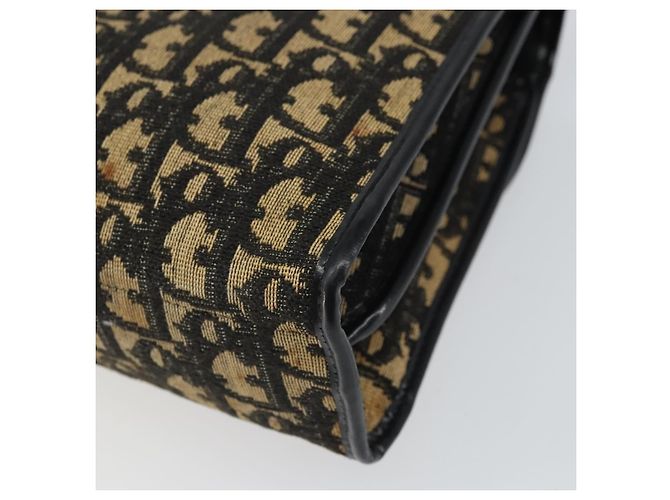 Christian Dior Trotter Canvas Shoulder Bag Navy Gold - vista 15