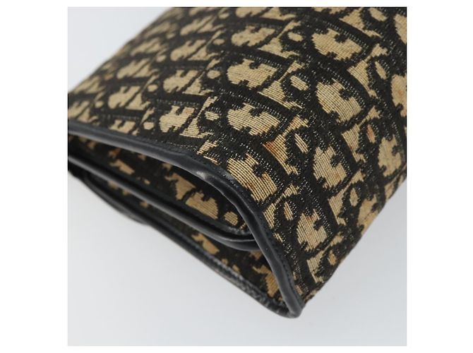 Christian Dior Trotter Canvas Shoulder Bag Navy Gold - vista 16
