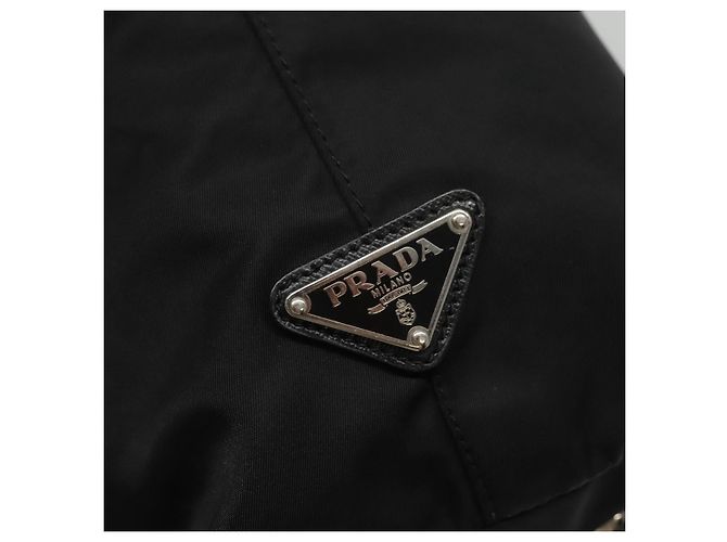 PRADA Handtasche Nylon 2way Schwarz - Ansicht 17