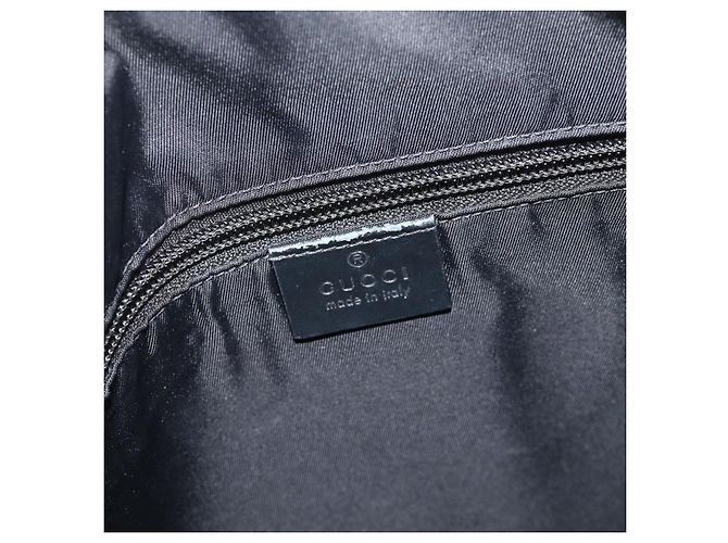 GUCCI GG Supreme Web Sherry Line Bag PVC Beige Silver 387111 - vista 17