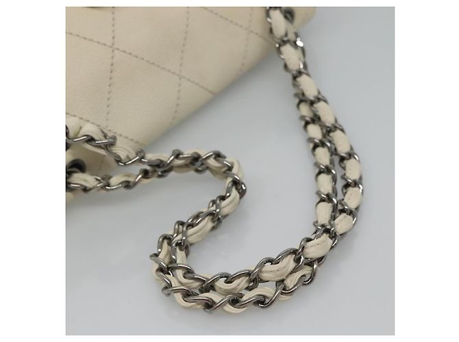 CHANEL Bolso de hombro con cadena de tweed azul CC - vista 7