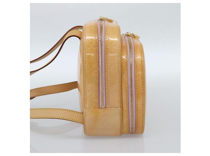 LOUIS VUITTON Monogram Vernis Marley Backpack Pink M91039 LV - vista 3