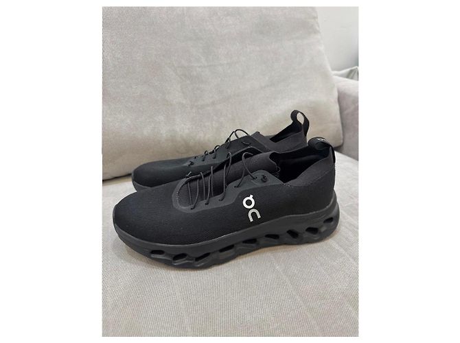 Loewe Schwarze Mesh-Sneaker mit Logo - Ansicht 2