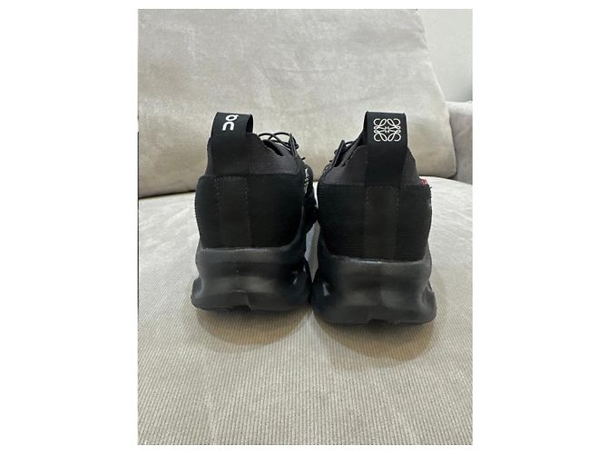 Loewe Schwarze Mesh-Sneaker mit Logo - Ansicht 6